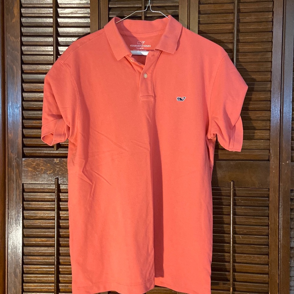 Mens Small Salmon Colored Vineyard Vines Polo- Excellent Condition (Used)